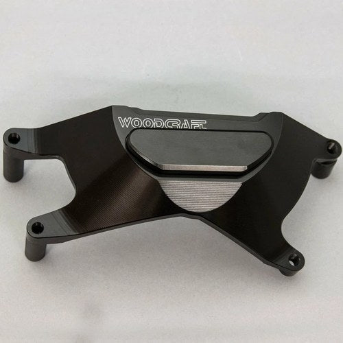 Yamaha 2019-20 Tracer 900 Woodcraft Clutch Cover Engine Protector - Black Plate