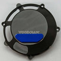Ducati 2003-2006 999 R/S Woodcraft Engine Clutch Cover Protector - Blue Plate