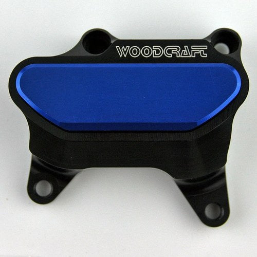 KTM 2018-2020 790 Duke Woodcraft Rhs Water Pump Cover Protector - Blue Plate