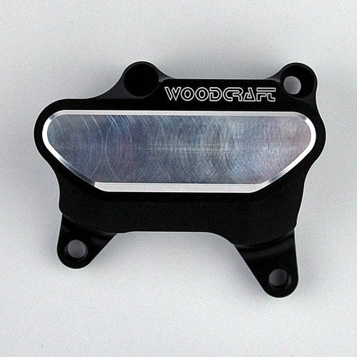 KTM 2020-2024 890 Duke Woodcraft Rhs Water Pump Cover Protector - Silver Plate