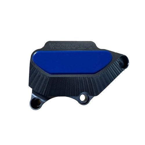 Honda 2003-2006 Cbr 600RR Woodcraft Clutch Cover Engine Protector - Blue Plate