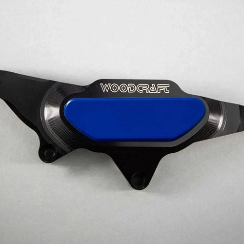 BMW 2020-2025 S1000RR Woodcraft Clutch Cover Engine Protector - Blue Plate