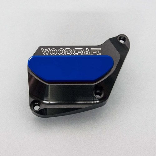 Suzuki 2009-2016 Gsxr 1000 Woodcraft Clutch Cover Engine Protector - Blue Plate
