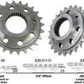 Harley Davidson 6-SPEED Harddrive Chain Conversion Sprocket 24T 0.9" Offset