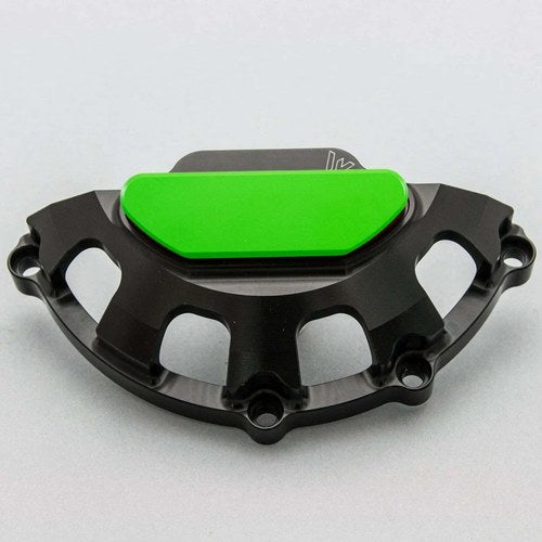 Triumph 2020-23 765 Daytona Moto 2 Woodcraft Stator Cover Protector - Green Pad