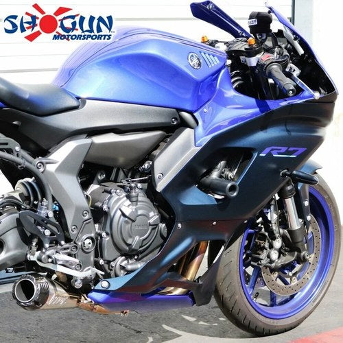 Yamaha 2022-2024 YZF-R7 Shogun Frame Sliders - No Cut Version - Black