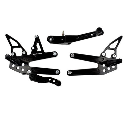 Suzuki 2017-2023 GSXR1000/R Driven TT Rearset - Adjustable - STANDARD/GP Shift