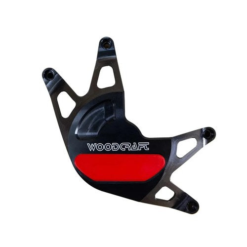 Yamaha 2021-2022 Tracer 900 Woodcraft Clutch Cover Engine Protector - Red Plate