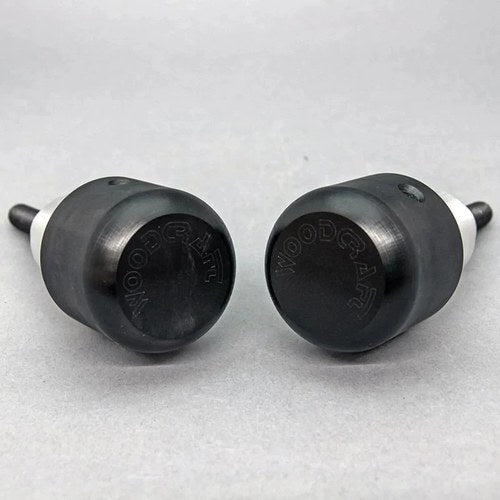 Suzuki 2007-2008 Gsxr 1000 Woodcraft Racing Frame Slider Kit - Short Black Pucks