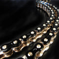 EK Chain Z/3D QX2-RING 520 Pitch - The Chain You Want -120 Links - Black / Gold