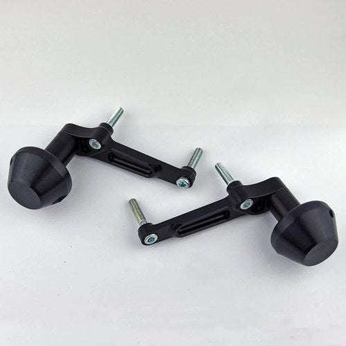 KTM 2018-2020 790 Duke Woodcraft Racing Frame Slider Kit - Black Domed Pucks