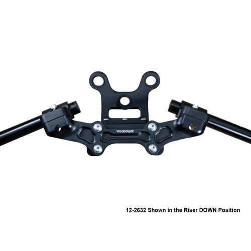 Ducati 2017-2019 Monster 1200 Woodcraft Racing Clipon Adapter Plate - 35mm Mount