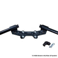 Ducati 2014-2016 Monster 1200 Woodcraft Racing Clipon Adapter Plate - Black Bars