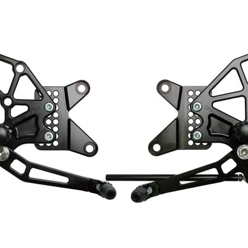 Kawasaki 2009-2012 Ninja ZX6R ZX600 Vortex Racing Rearsets RS415K Version 2