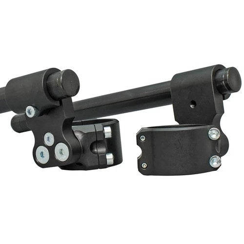 Woodcraft Racing 39mm 3 Piece Clipon Handlebar Kit With 2" Inch Rise - Black