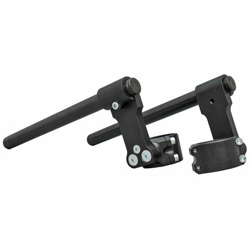 Woodcraft Racing 37mm 3 Piece Clipon Handlebar Kit With 3" Inch Rise - Black