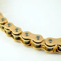 EK SRO6-520 Motorcycle Chain 120 Links Tensile Strength 8500 lbs Gold