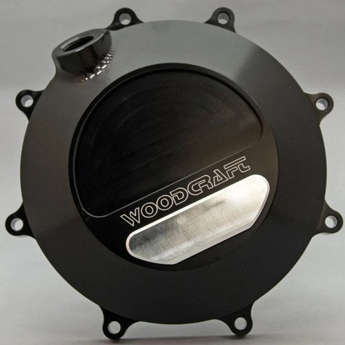 Suzuki 1999-2002 SV650 / SV650S Woodcraft Rhs Engine Clutch Cover Silver Plate