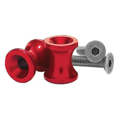 Yamaha YZF-R1 R6 S Vortex SP601R 6mm Swingarm Spools Red