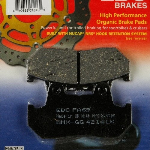 Ebc Organic Brake Pads FA69