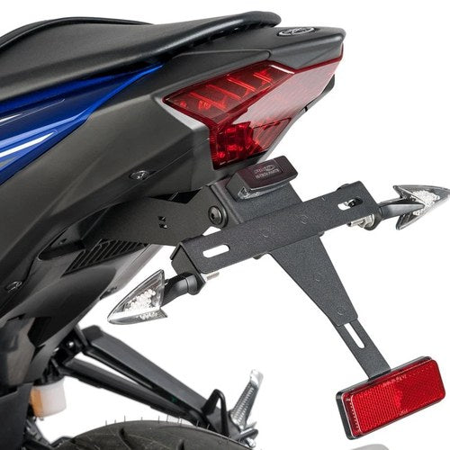 Yamaha YZF-R3 2015-2020 Puig License Plate Holder Fender Eliminator - Black
