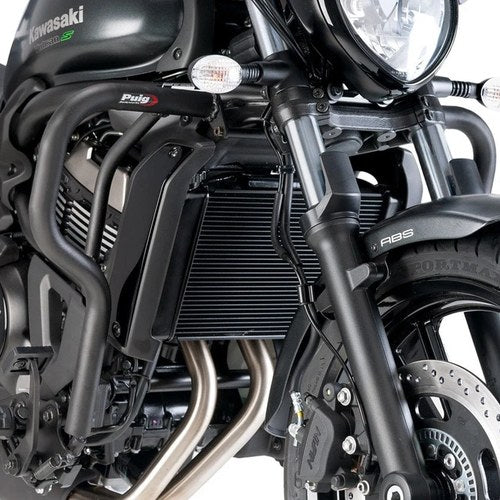 Puig Engine Guards Black Kawasaki 2015-2025 EN650 / Vulcan S - 8544N