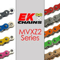 EK Chain MVXZ2 QX-RING 525 Pitch Chain -120 Links - Red