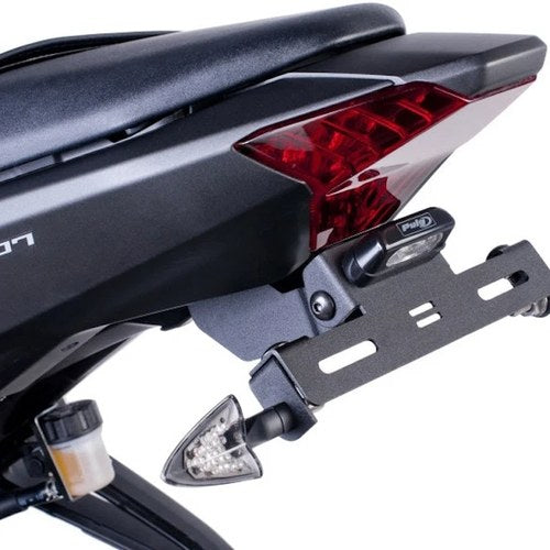 Yamaha MT-07 2015-2018 Puig License Plate Holder Fender Eliminator - Black
