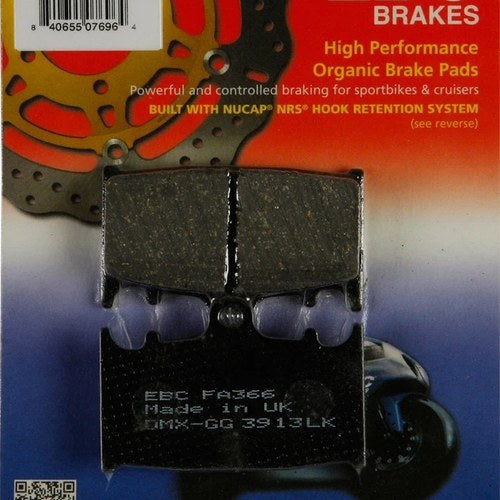 Ebc Organic Brake Pads FA366