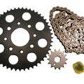 Honda XL100, 1977-1978, Chain and 14/49 Sprocket Set - XL 100
