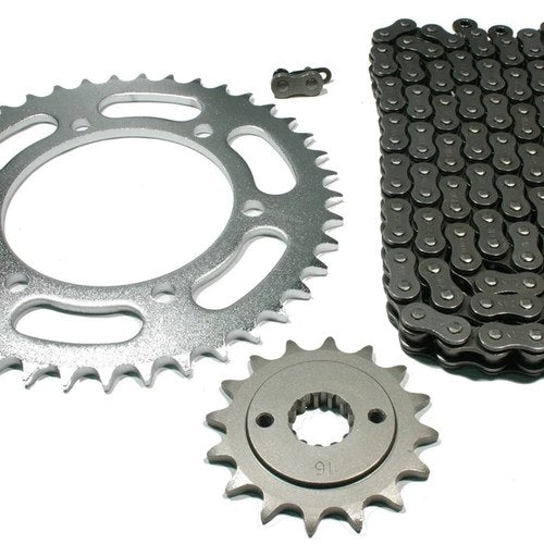 Kawasaki Zephyr 550, 1990-1991, O-Ring Chain and Sprocket Set - ZR550