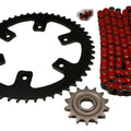 Honda CR250R, 1988 1989 1990 1991, Red O-Ring Chain & Sprockets - CR250, CR 250