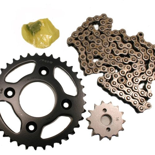 Honda XR 50R, 2000-2004, Chain and Sprocket Set - XR50R, 50
