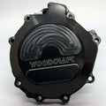 Woodcraft 2006-2010 Kawasaki ZX10R Left Side Engine Stator Cover - Black Plate