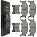 Brake Pads for Yamaha V-Star 1100 Custom XVS1100 2000-2009 Front Rear Brake Pads