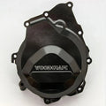 Yamaha R6 2006-2025 Woodcraft Racing Left Side Engine Stator Cover - Black Plate