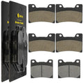 Front Rear Brake Pads for Yamaha VMX1200 V-Max 1200 1993-2007 Front Rear Pads