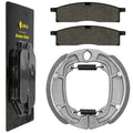 Front & Rear Brake Shoes for Yamaha YZ80 1986 1987 1988 1989 1990 1991 1992