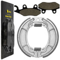 Front Brake Pads & Rear Brake Shoes for Honda CMX250C CMX250X Rebel 2005-2016