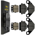 Caltric Front and Rear Brake Pads for Kawasaki KXF250 Tecate 4 1987 1988