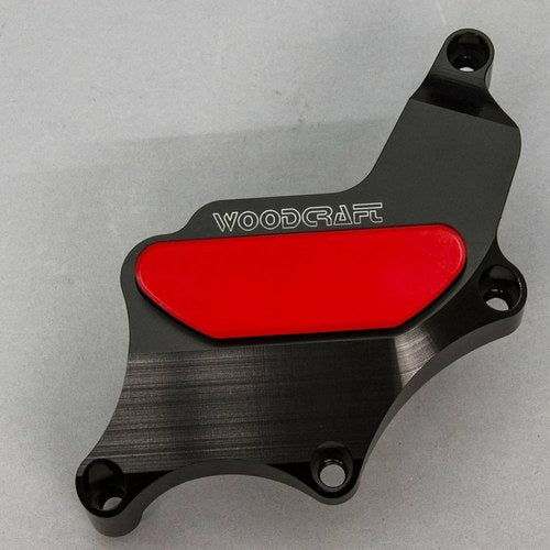 Honda 2007-25 Cbr 600RR Woodcraft Rhs Engine Clutch Cover Protector - Red Plate