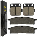 Caltric Front and Rear Brake Pads for Yamaha YZ80 Competition 1993-2001