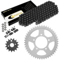 Black O-Ring Drive Chain & Sprockets Kit for Suzuki GSX600F Katana 600F 1998-06