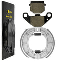 Front Brake Pads and Rear Shoes for Suzuki AH80 1992, AN125HK 2006 2007 2008