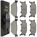 Front Rear Brake Pads for Yamaha XVS1300CTF V-Star 1300 Deluxe 2013
