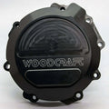 Kawasaki 2011-25 ZX10R Woodcraft Left Side Engine Stator Cover - Black Skid Pad