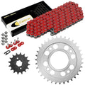 Red O-Ring Drive Chain & Sprockets Kit for Honda CM400A CM400C CM400E CM400T