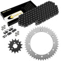 Black O-Ring Drive Chain & Sprockets Kit for Yamaha It465 81 82 / It490 83 84