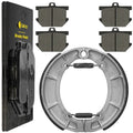 Front Brake Pads & Rear Brake Shoes for Yamaha XV920R Virago 1981 1982
