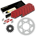 Red O-Ring Drive Chain & Sprockets for Kawasaki ZR1000 Z1000 Sx 2011-2015